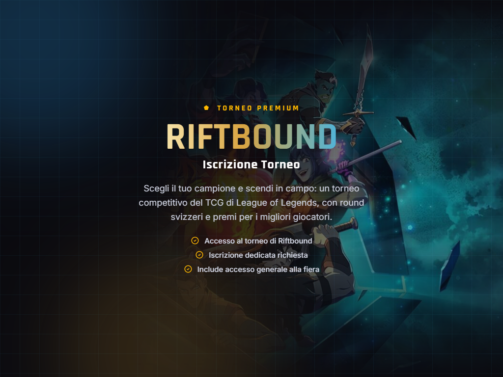VeniceEsport 2026 - Riftbound